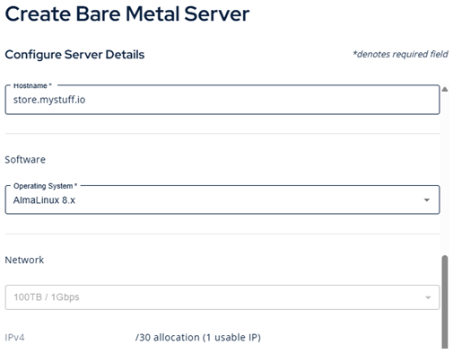 Select a BMS Location