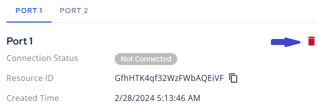 Add Ports to Group