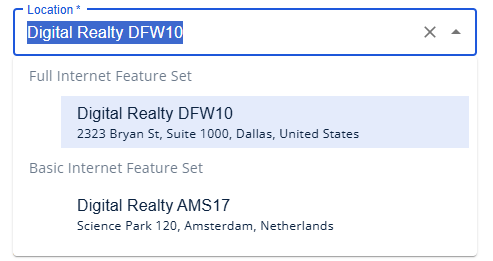 Digital Internet Location