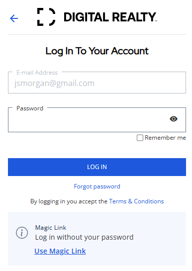 First Time Login