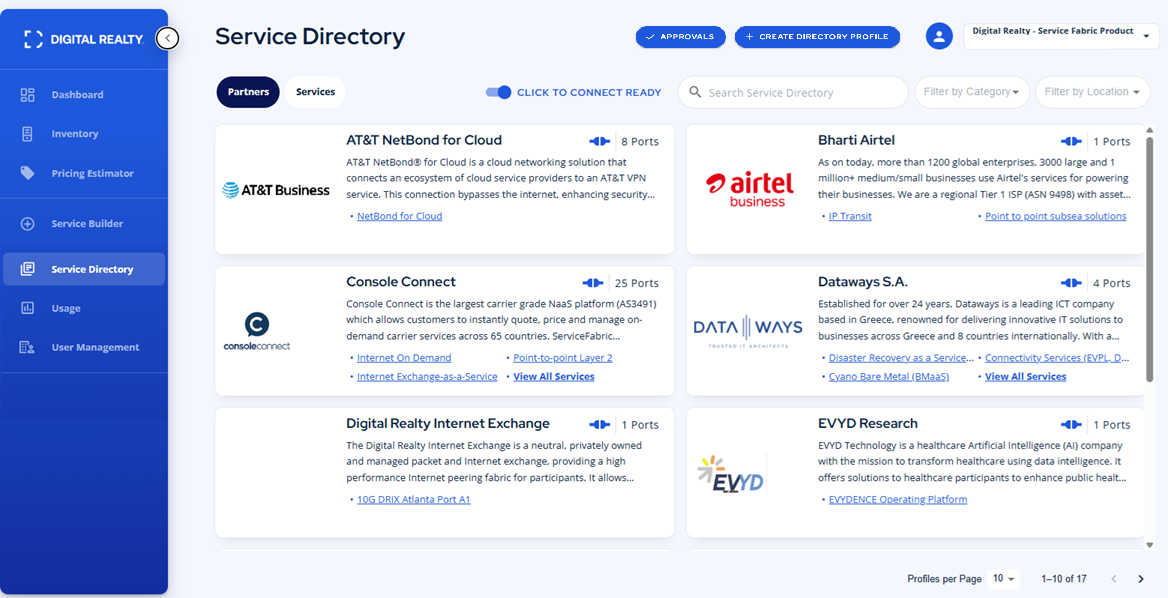 Service Directory