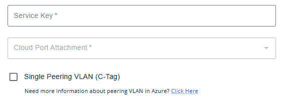 Single Peering VLAN